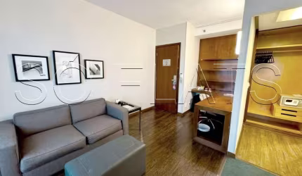 Flat para Investimento no Estanplaza Berrini, aproveite!