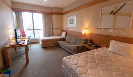 Flat Wyndham Garden Convention Nortel 32m² 1 dormitório, 1 vaga para locação em Santana.