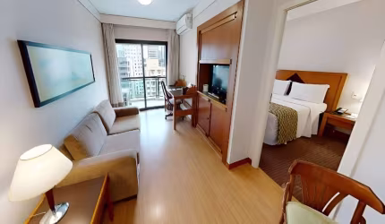 Flat Estanplaza Nações Unidas, disponível para venda com 40m² e 01 vaga de garagem