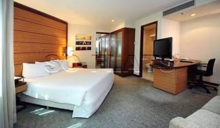 Flat Wyndham Ibirapuera disponível para venda com 41m², 02 dormitórios e 01 vaga de garagem