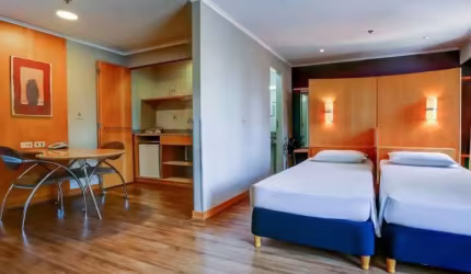 Flat Slaviero Essential São Paulo Ibirapuera disponível para venda com 35m² e 01 vaga de garagem