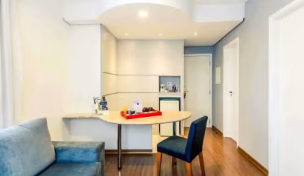 Flat na Vila Olimpia com 33m² 1 dormitório e 1 vaga à venda.