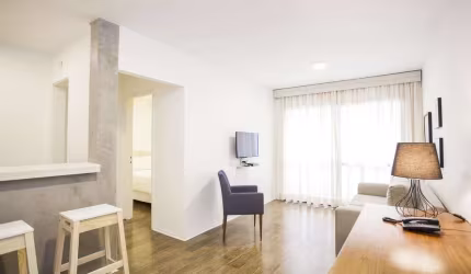 No Jardim Paulista, maravilhoso flat mobiliado e com vaga de garagem! Park Avenue.