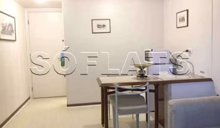 FLAT PARA LOCAÇÃO NOS JARDINS TOTALMENTE MOBILIADO E COM SERVIÇOS.