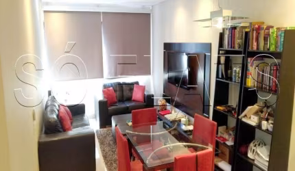 Residencial com serviços com 02 dorms no Itaim, prox a Av. Faria Lima
