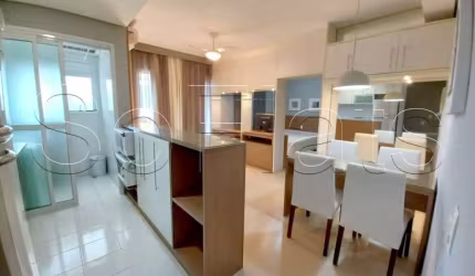 Flat próx ao Parque Trianon, Parque Mario Covas e a Rua Augusta, totalmente mobiliado.