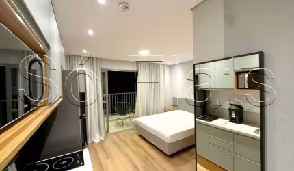 Apto no Residencial Atmosfera Brooklin disponível para locação com 30m² e 1 dormitório