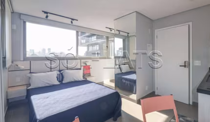 Apto no VN Melo Alves disponível locação 30m², 1 dormitório no bairro do Jardim Paulista.