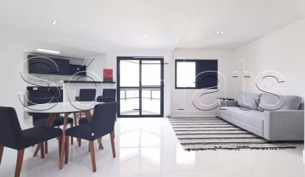 Flat no Free Flex, flat disponível para locação na cobertura com 110m², 2 dormitórios e 3 vagas