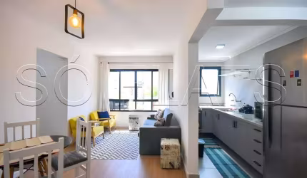 Flat Usa Morumbi, apto disponível para venda com 54m², 1 dormitório e 1 vaga de garagem