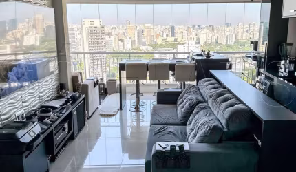 Residencial Thera Faria Lima disponível para locação com 71m², 1 dormitório e 1 vaga de garagem.