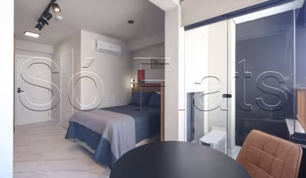 Studio Haus Mitre Ibirapuera, flat disponível para locação contendo 27m² e 1 dormitório.