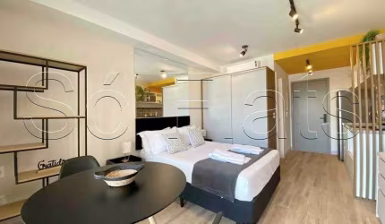 Residencial Cab 682, flat disponível para locação contendo 27m² e 1 dormitório.