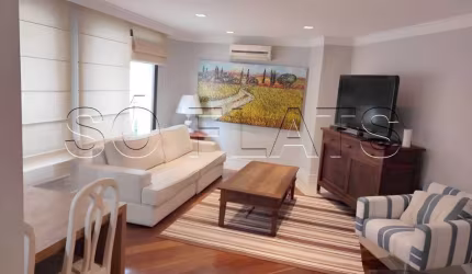 Apto no The Pierre disponível para locação 67m² na Alameda Campinas no Jardim Paulista.