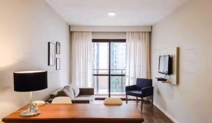 No Jardim Paulista, maravilhoso flat mobiliado e com vaga de garagem! Park Avenue.