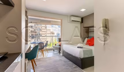 VN Quatá, apartamento no modelo Studio disponível para venda com 28m², 1 dormitório e 1 vaga