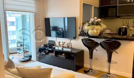 Flat alto padrão disponível para locação, com uma área de lazer incrível, próx a Marginal Pinheiros.