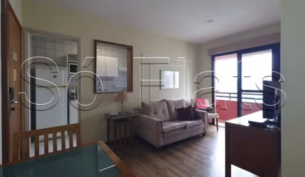 Flat Royal Brooklin disponível para venda com 54m², 02 dormitórios e 02 vagas de garagem