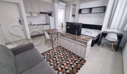 Flat no Atrium Augusta com 24m², 1 dormitório e 1 vaga para locação nos Jardins.