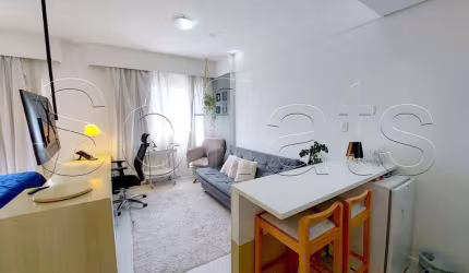 Flat Comfort Suítes Alphaville disponível para venda com 31m², 01 dormitório e 01 vaga de garagem