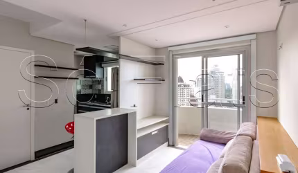 Res Loft Evolution Itaim, Apto tríplex disponível para venda com 76m², 1 dormitório e 2 vagas
