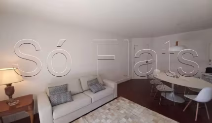 Flat alto padrão em Moema com 03 dorms, prox ao Shopping e Av. Ibirapuera