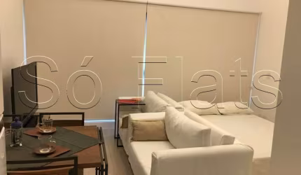 Apto disponível para locação com 28m² e 1 dorm, muito bem localizado ao lado da PUC e Av Sumaré.