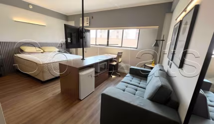 Flat no Live Lodge contendo 26m², 1 dormitório e 1 vaga, disponível para locação na Vila Mariana.