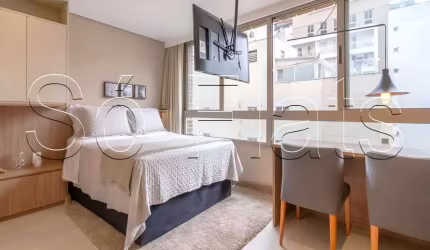 Apto disponível para locação em Pinheiros mobiliado e decorado com excelente localização.