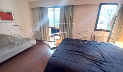 Flat Slaviero Essential São Paulo Ibirapuera disponível para venda com 35m² e 01 vaga de garagem