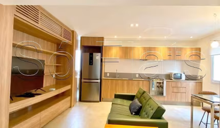 Apartamento Cobertura, Residencial Canadá no Itaim Bibi para venda com 96m², 1 dorm e 2 vagas.