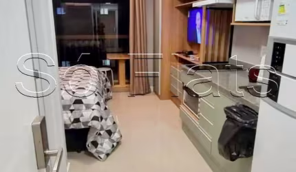 Flat disponível para venda nos Studio Uwin Brookiln ao lado da Avenida Santo Amaro.