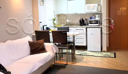 Flat Summit Suites Santos, disponível para venda com 47m², 1 dormitório e 1 vaga