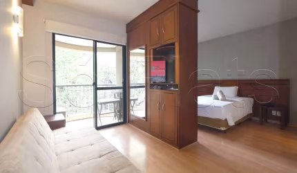Clarion Faria Lima, studio disponível para locação contendo 40m², 1 dormitório e 1 vaga.