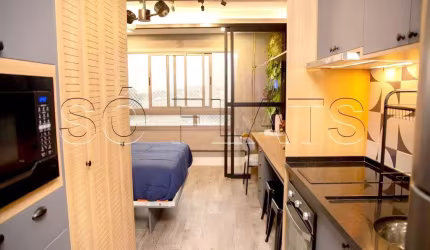 Studio disponível para locação no bairro do Tatuapé contendo 25m² e 1 dormitório.