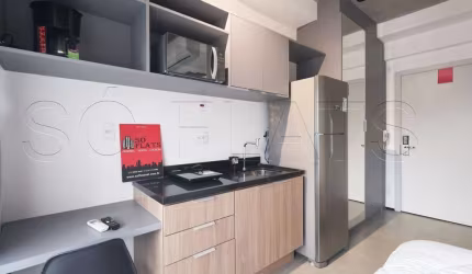 Flat no On Lorena disponível para locação com 21m² e 1 dorm. localizado ao lado da Rua Pamplona.