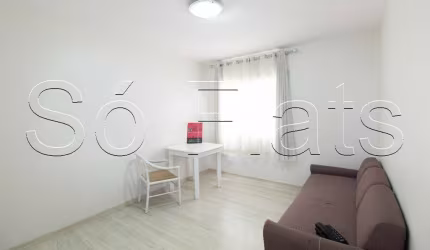 Apto no Mont Hermon próximo ao metrô Consolação, disponível para locação 41m², 1 dorm e 1 vaga.
