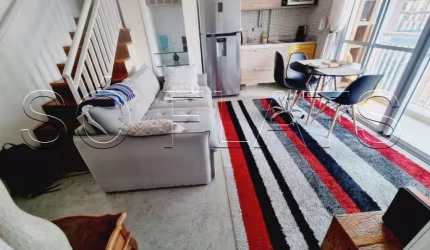 Estanconfor Villa Paulista, Apartamento Cobertura disponível para venda com 60m², 1 dorm e 2 vagas