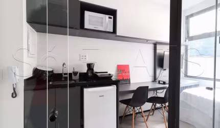 VN Nova Higienópolis, Exclusivo apartamento 10m² para investimento ou moradia.