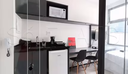 VN Nova Higienópolis, Exclusivo apartamento 10m² para investimento ou moradia.