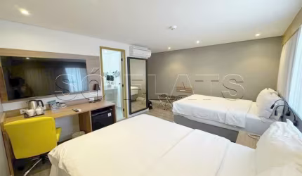 Holiday Inn Parque Anhembi, quarto de hotel para investimento com 26m² e 01 vaga de garagem