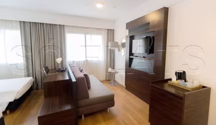 Flat Comfort Alphaville, disponível para venda com 28m², 1 dormitório e 1 vaga