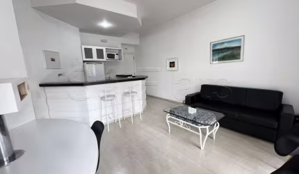 Flat Montecattini disponível para venda, mobiliado com 40m², 01 dorm e 01 vaga