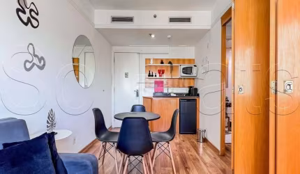 Flat disponível para locação em Moema, próximo ao Metrô, Shopping e Pq do Ibirapuera.