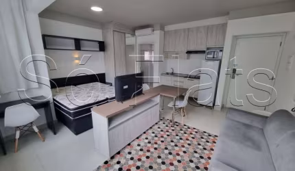 Apartamento novo tipo studio disponível para locação na Rua Augusta.