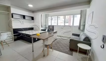 Flat Atrium Augusta 24m² 1 dormitório 1 vaga para locação na Bela Vista.