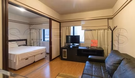 Flat The Time disponível para venda com 31m², 01 dorm e 01 vaga