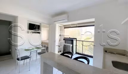 Apto no Residencial Vox Vila Olímpia disponível para locação com 35m², 1 dormitório  e 2 vagas.