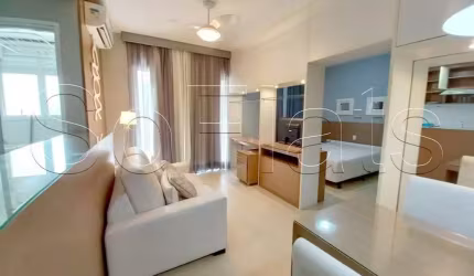 Flat próx ao Parque Trianon, Parque Mario Covas e a Rua Augusta, totalmente mobiliado.