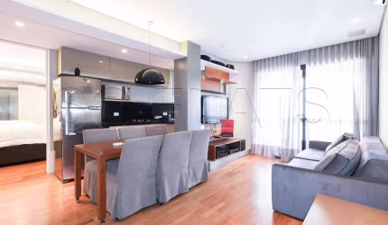 Flat Saint Denis disponível para venda com 48m², 01 dorm e 01 vaga de garagem